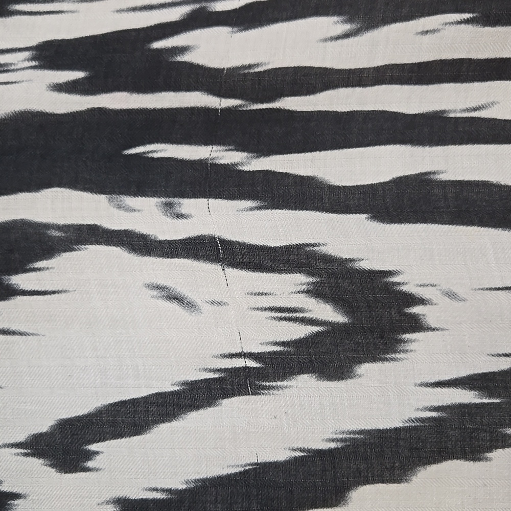🖤 Black Gray Ombré Zebra Print Lightweight Wrap Scarf 30x72 - Picture 10 of 13